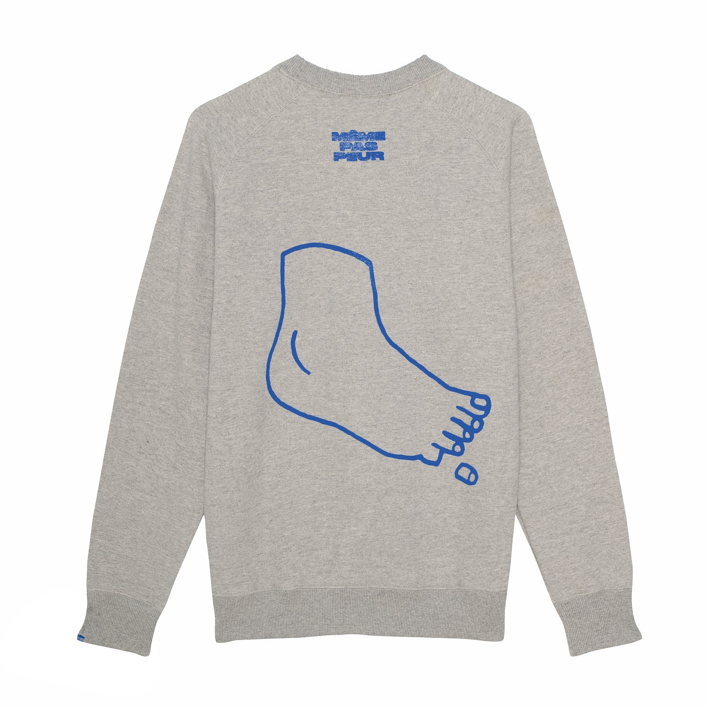 MÊME PAS PEUR CREWNECK GRAY